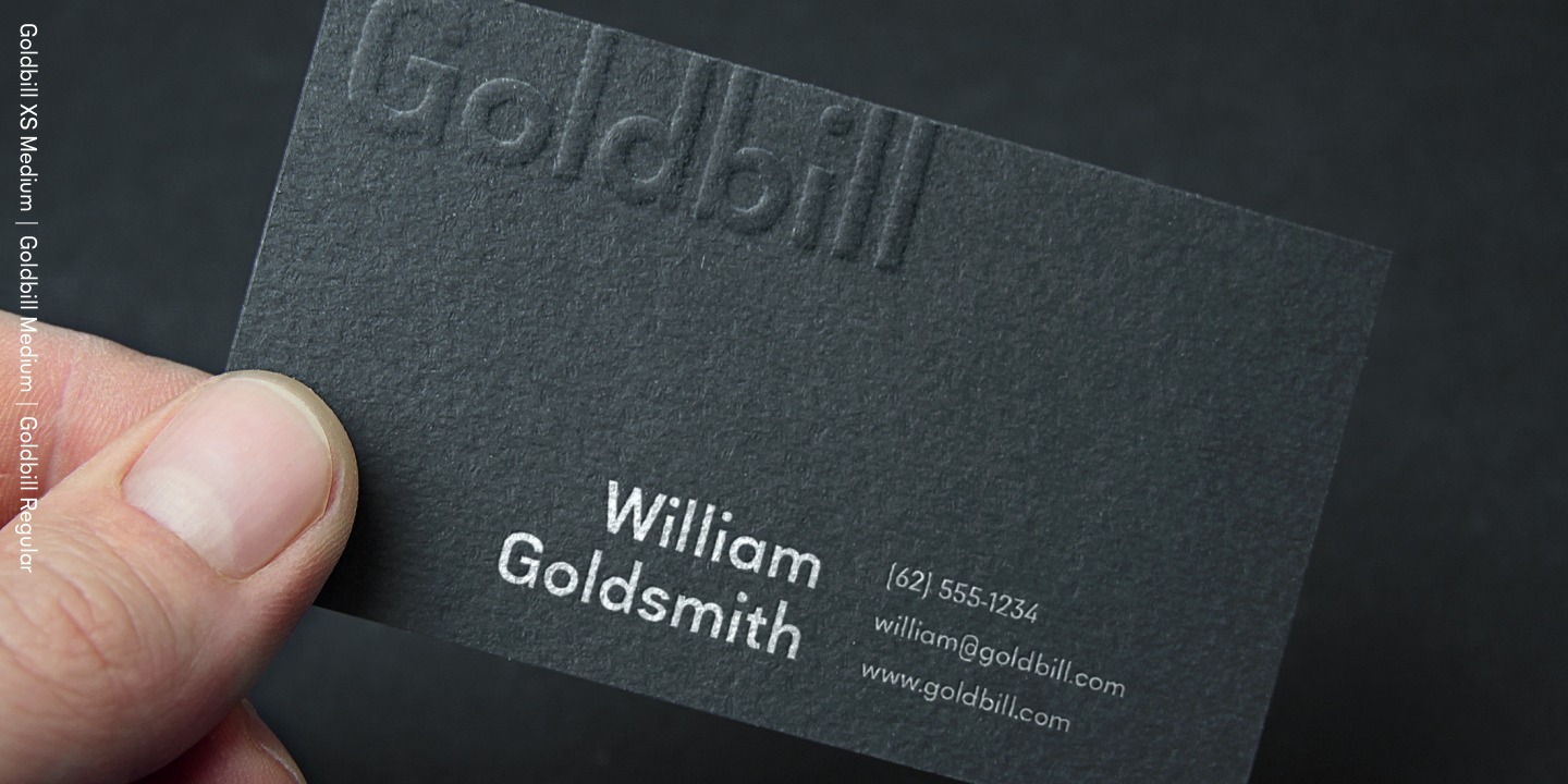 Goldbill Light Italic Font preview